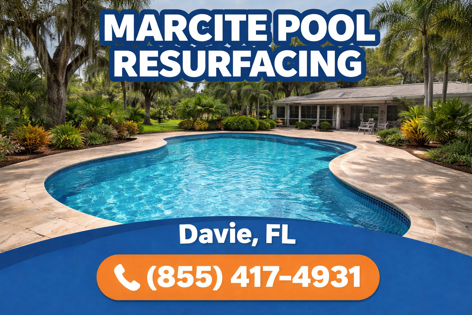 Marcite Pool Resurfacing in Davie