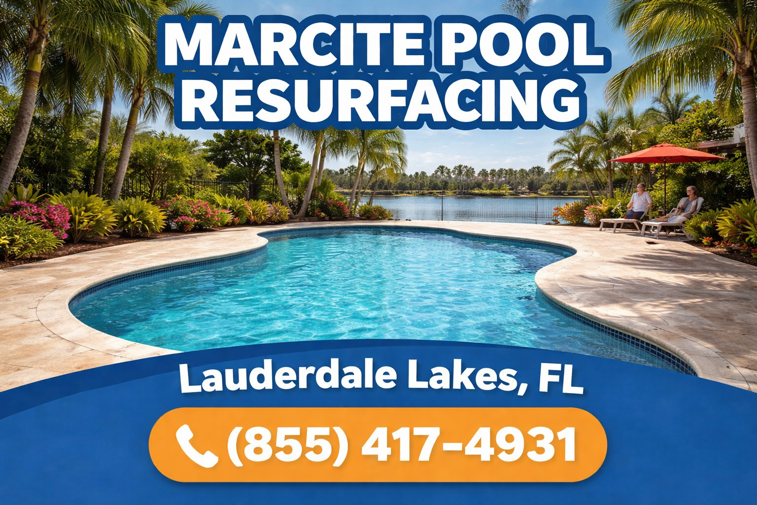 Marcite Pool Resurfacing in Lauderdale Lakes