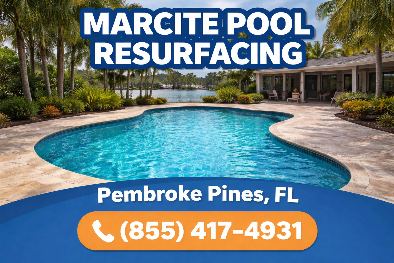 Marcite Pool Resurfacing in Pembroke Pines