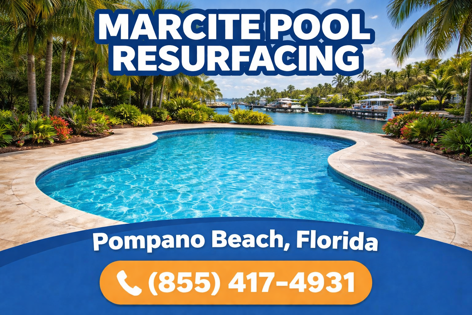 Marcite Pool Resurfacing in Pompano Beach