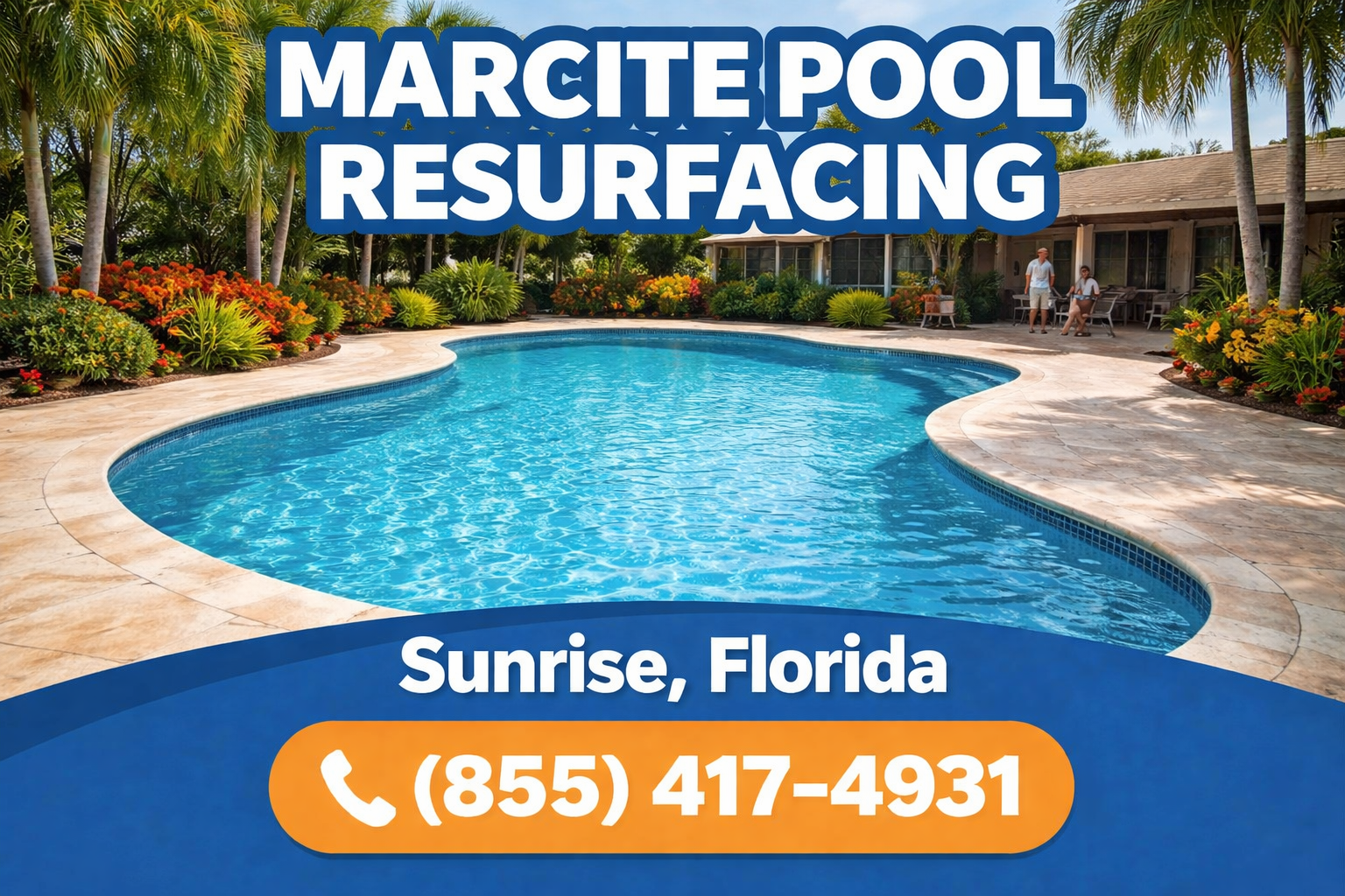 Marcite Pool Resurfacing in Sunrise