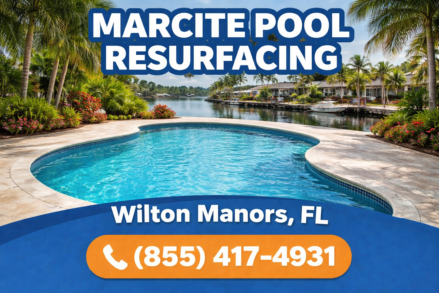 Marcite Pool Resurfacing in Wilton Manors