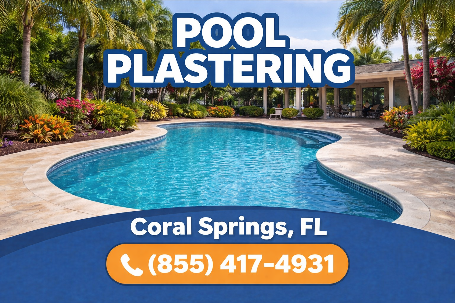 pool plastering in Coral Springs