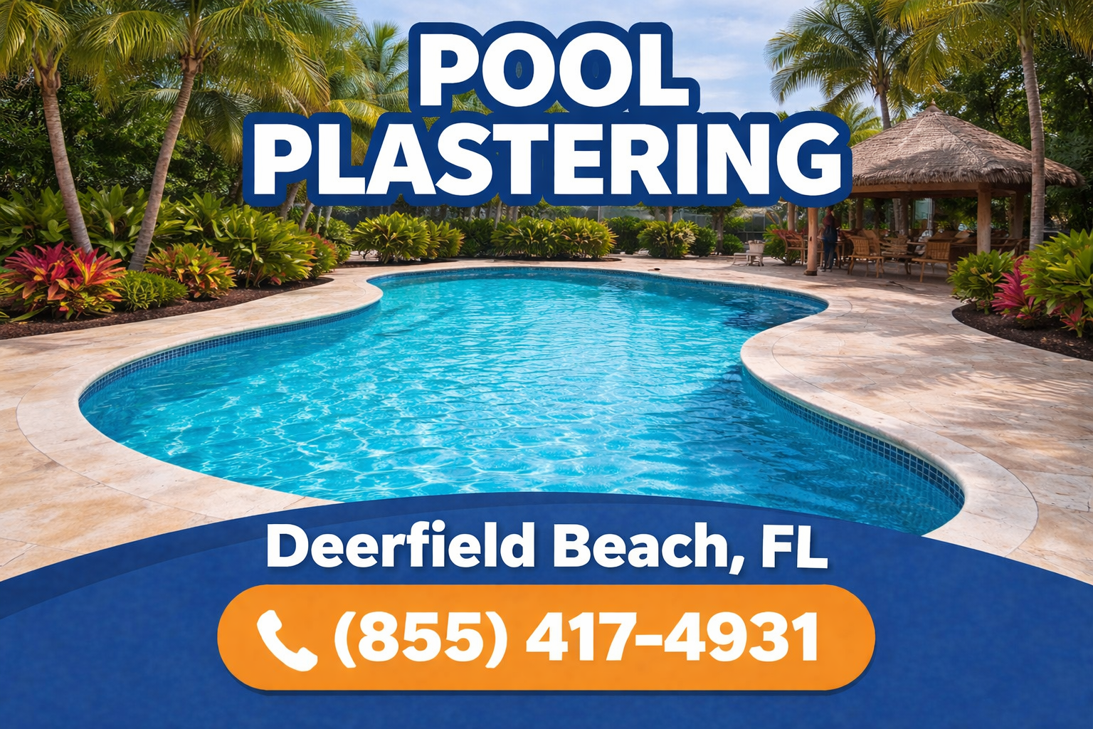 pool plastering in Deerfield Beach