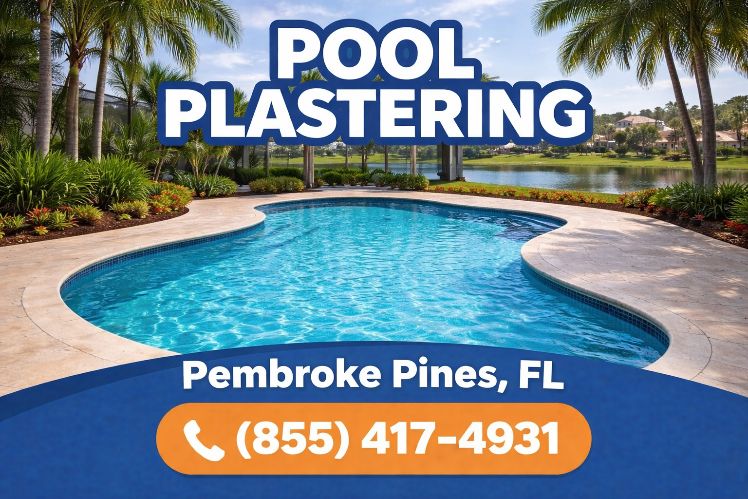 pool plastering in Pembroke Pines