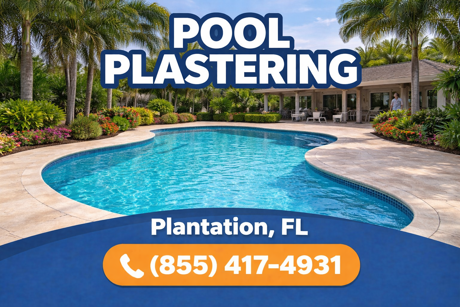 pool plastering in Plantation