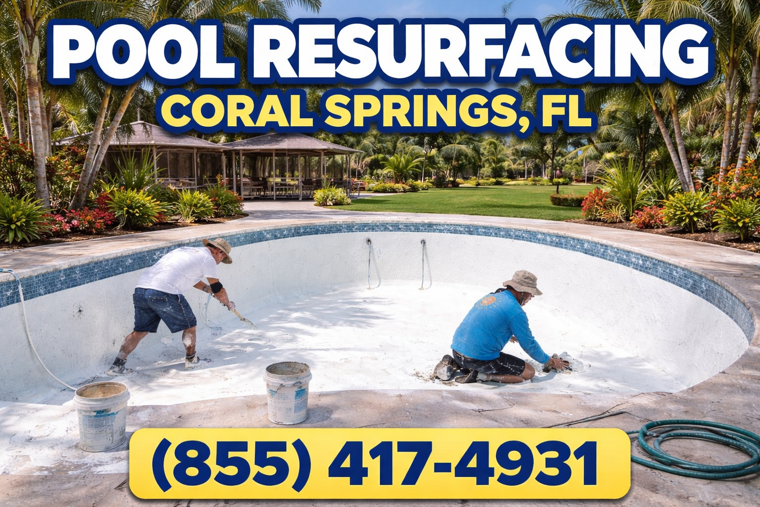 pool resurfacing company in Coral Springs