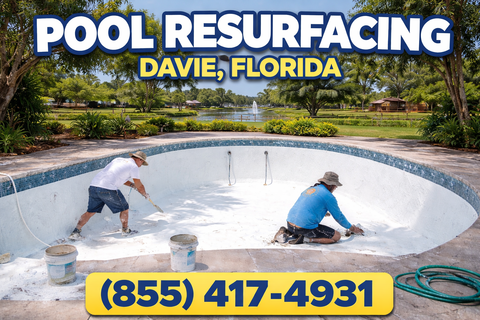 pool resurfacing company in Davie