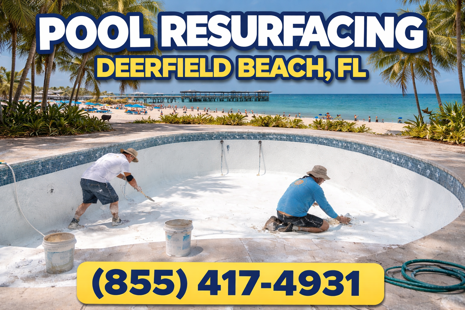 pool resurfacing company in Deerfield Beach