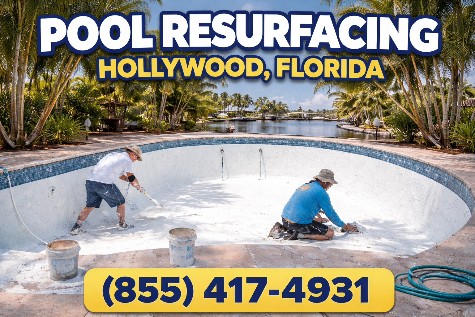 pool resurfacing company in Hollywood
