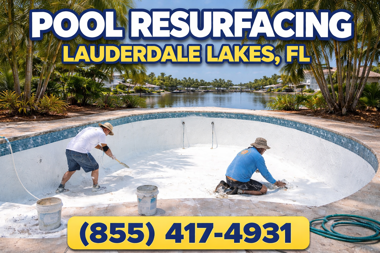 pool resurfacing company in Lauderdale Lakes