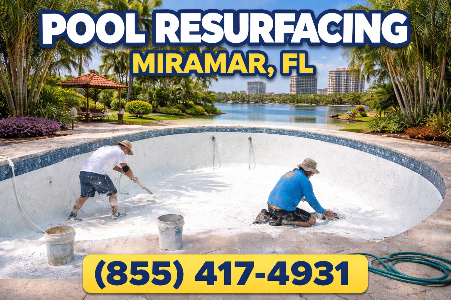 pool resurfacing company in Miramar