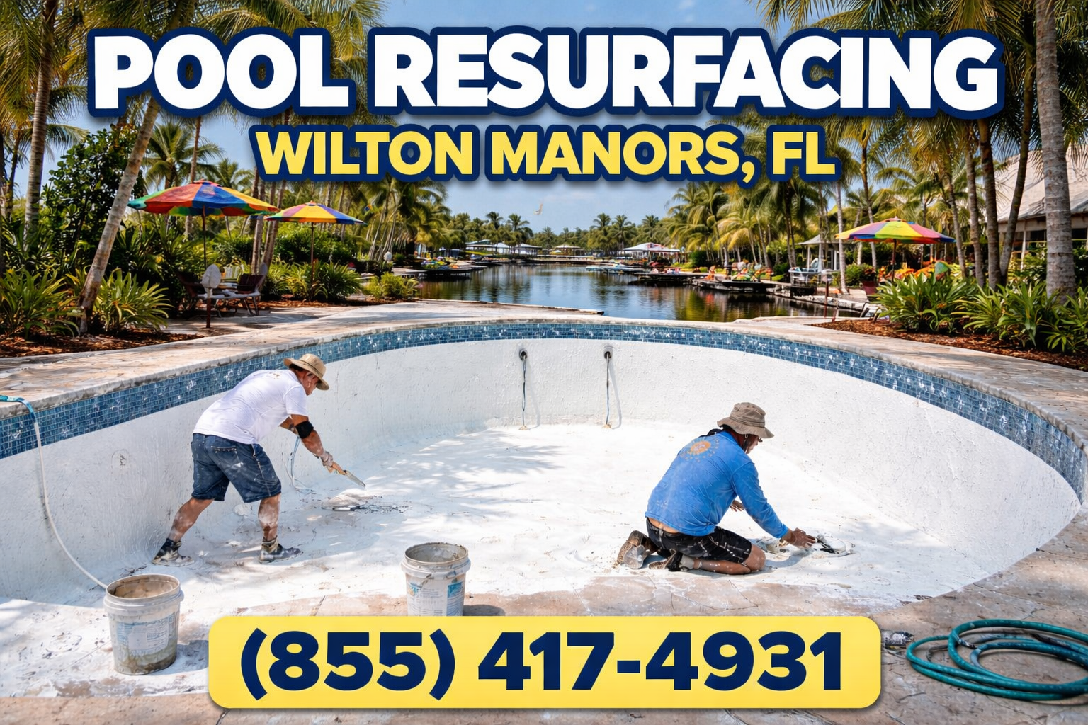pool resurfacing company in Wilton Manors