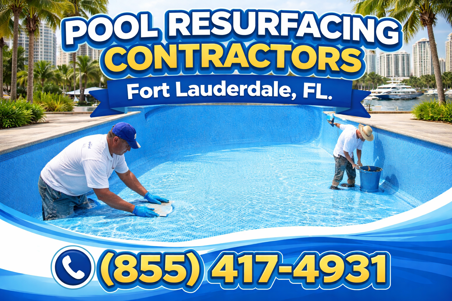 pool resurfacing contractors in Fort Lauderdale