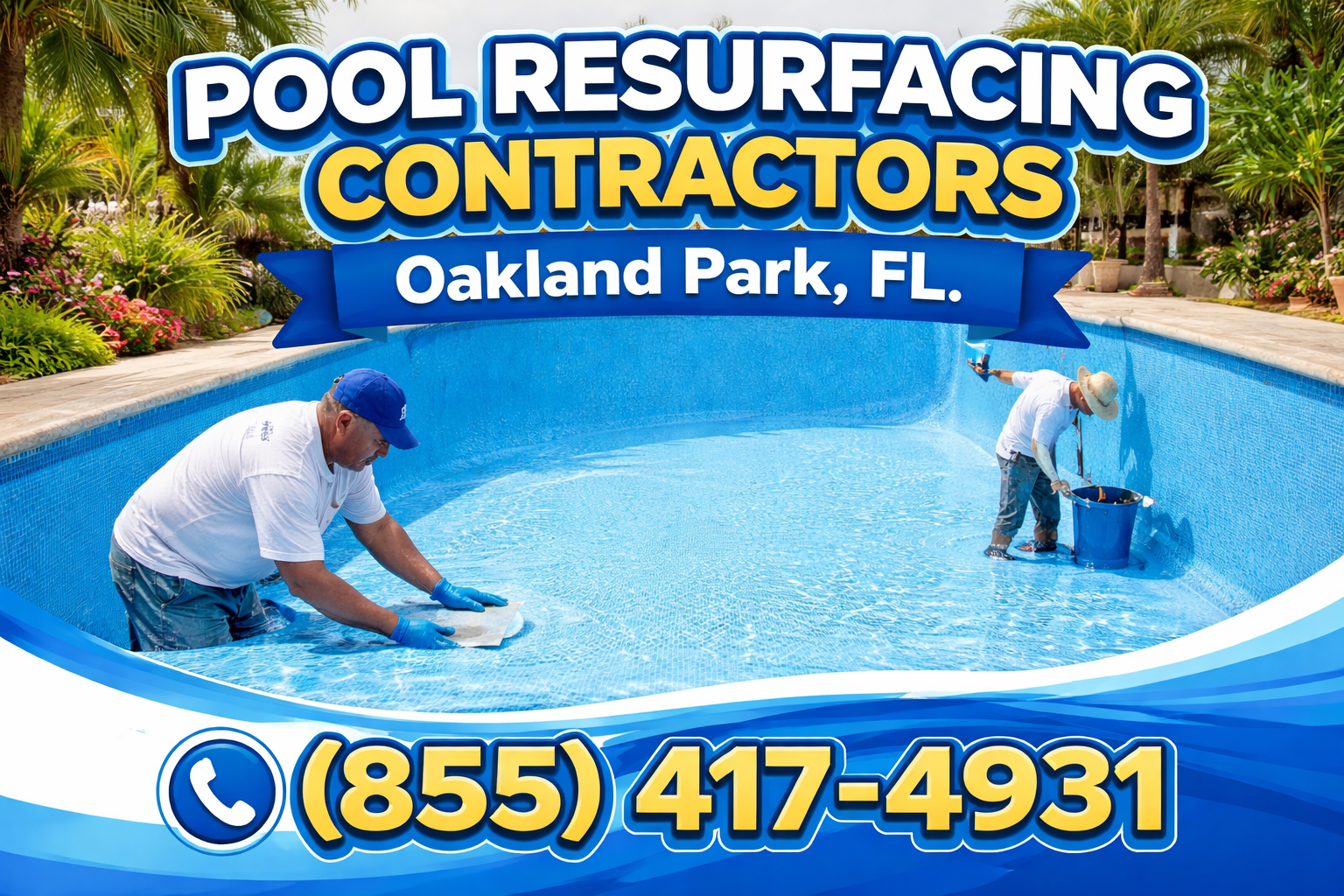 pool resurfacing contractors in Oakland Park