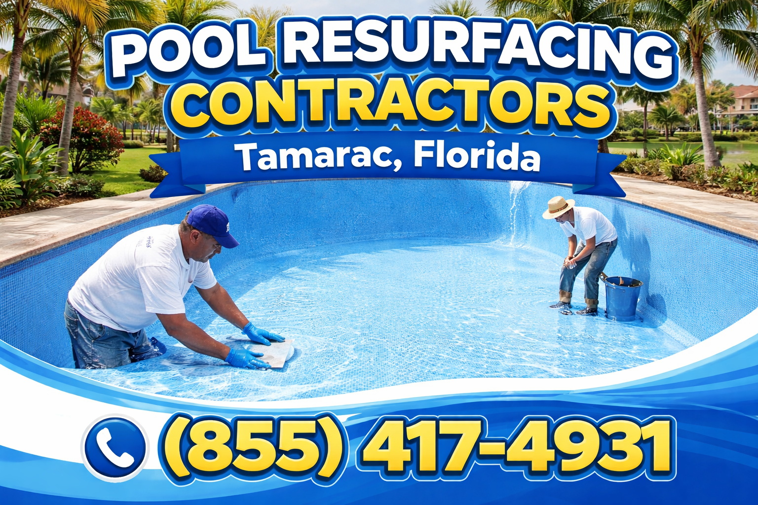pool resurfacing contractors in Tamarac