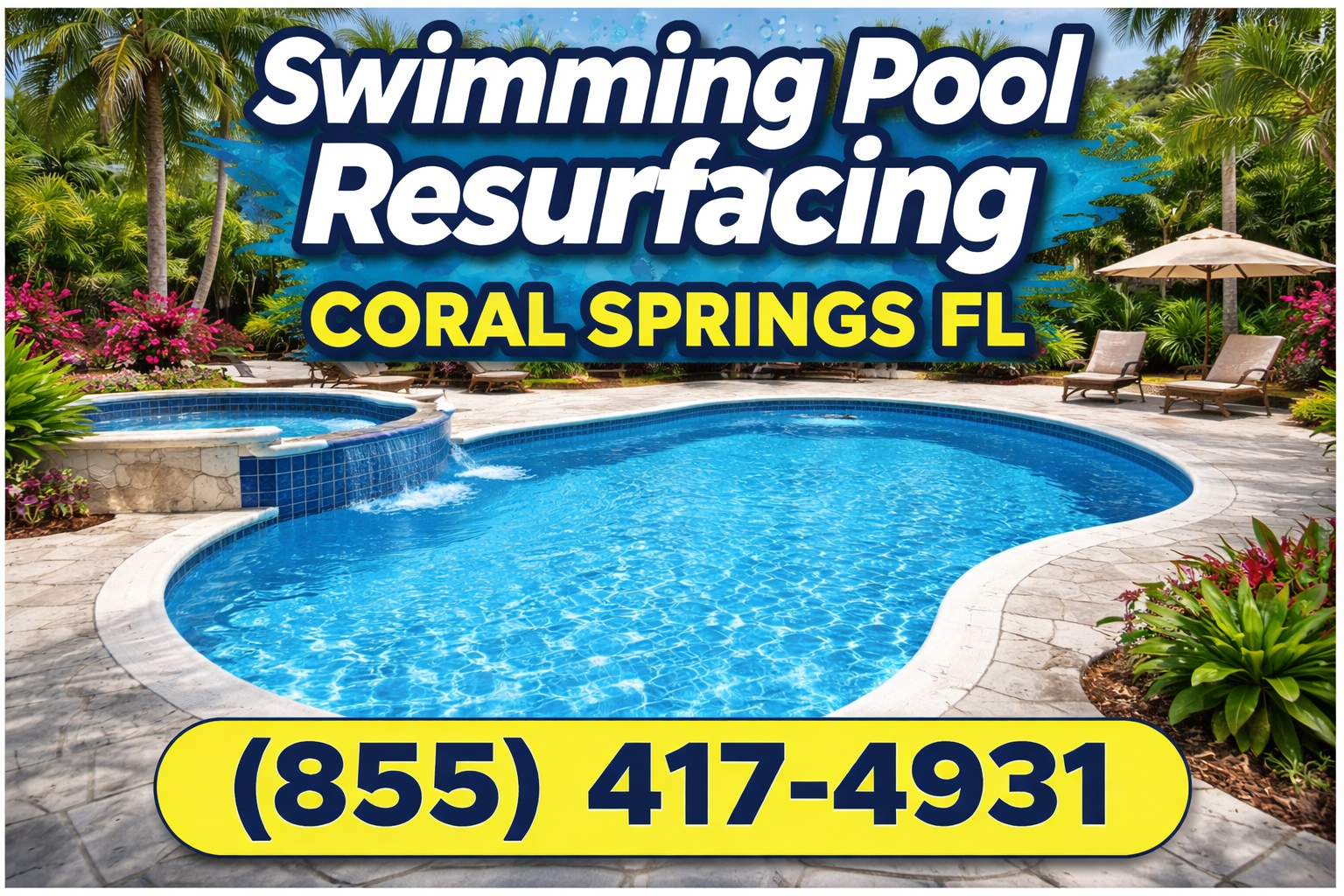 Swimming Pool Resurfacing in Coral Springs