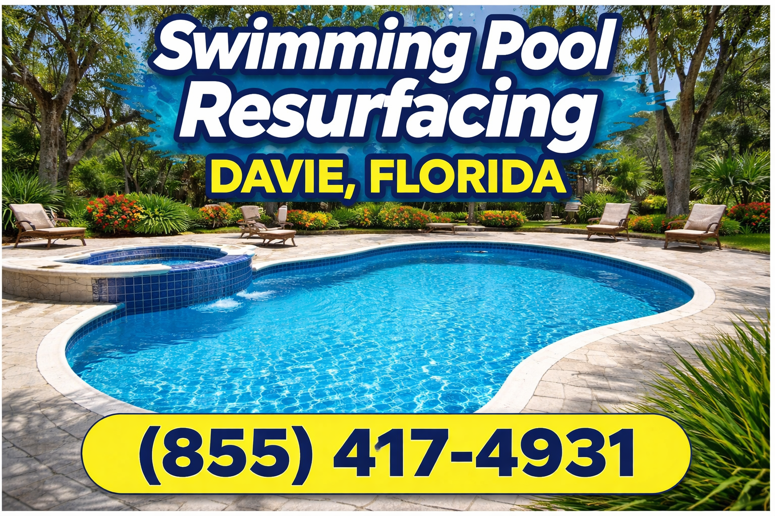 Swimming Pool Resurfacing in Davie