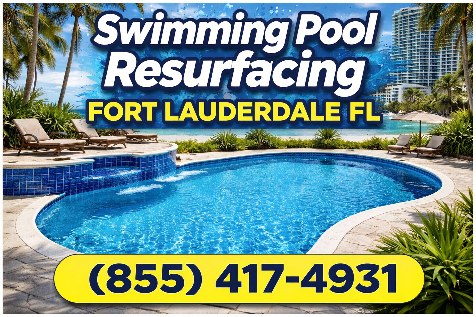 Swimming Pool Resurfacing in Fort Lauderdale