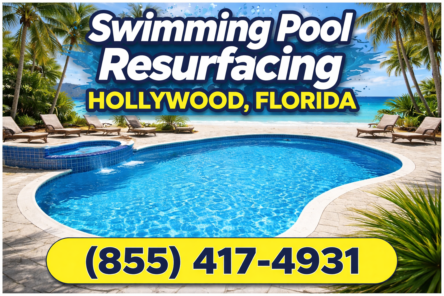 Swimming Pool Resurfacing in Hollywood