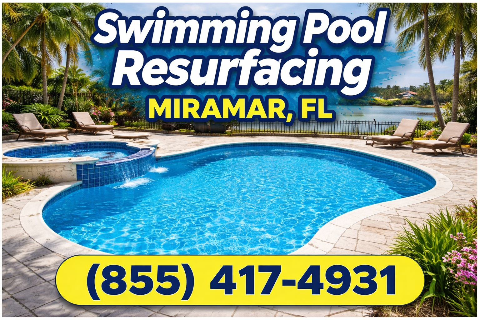 Swimming Pool Resurfacing in Miramar