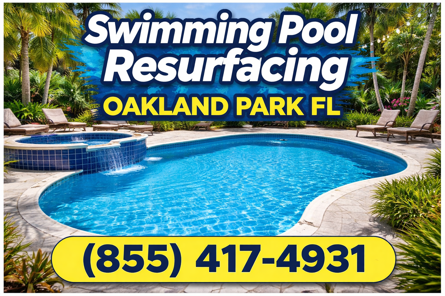 Swimming Pool Resurfacing in Oakland Park
