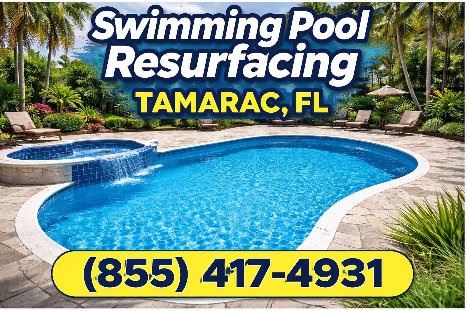 Swimming Pool Resurfacing in Tamarac