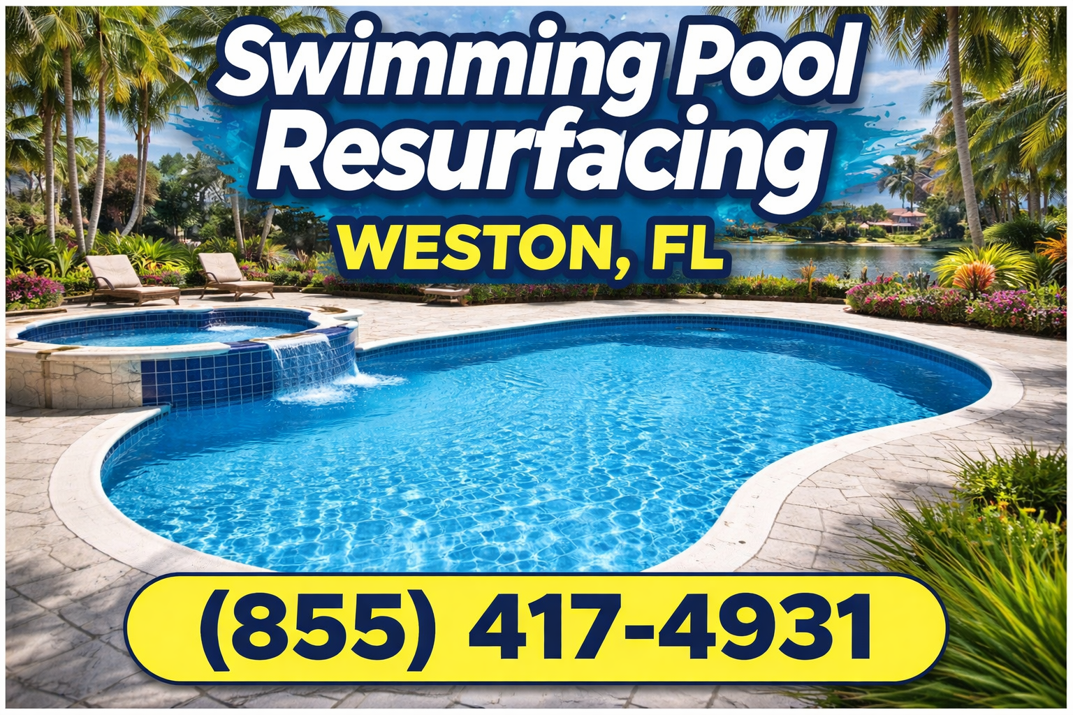 Swimming Pool Resurfacing in Weston