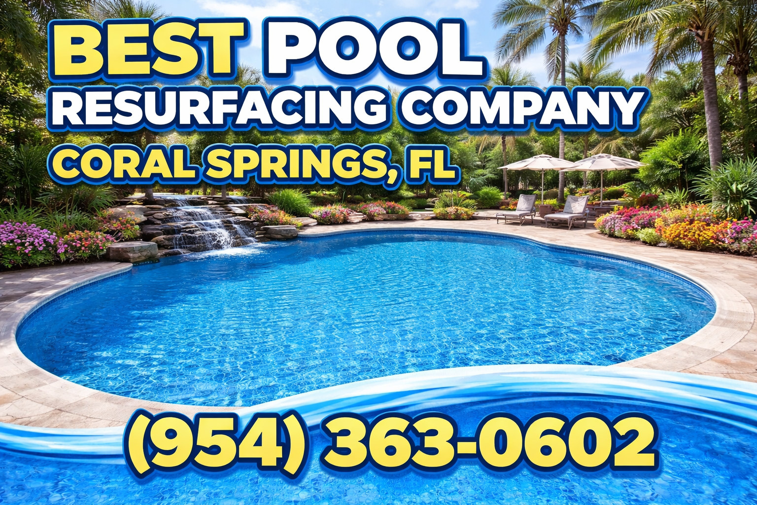 Best Pool Resurfacing Company in Coral Springs