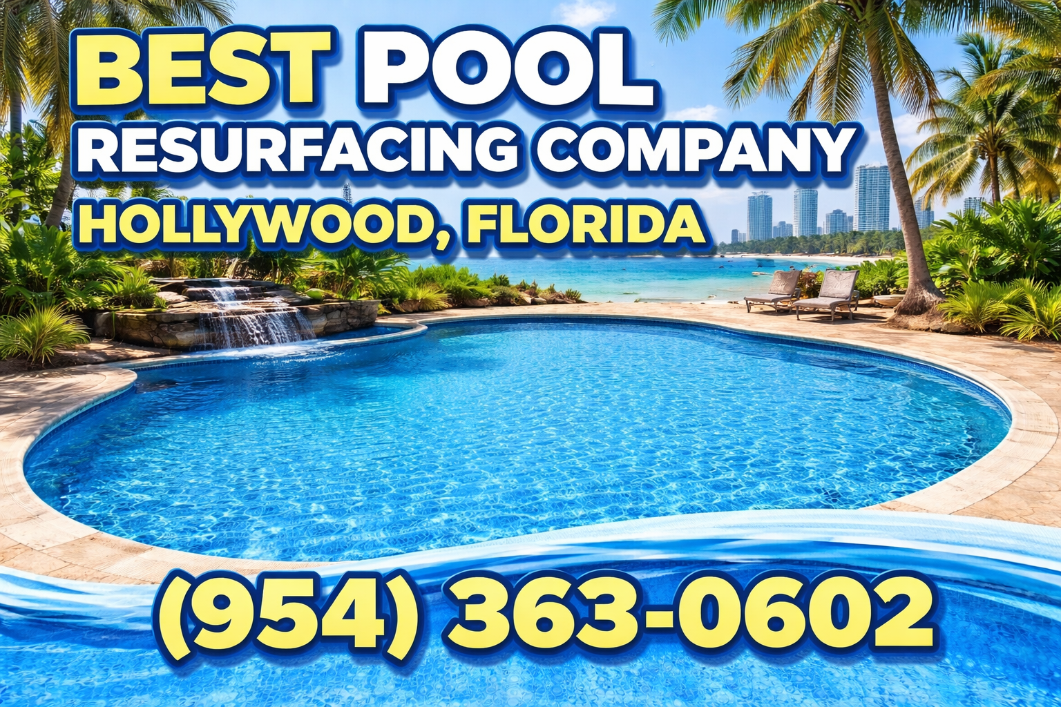 Best Pool Resurfacing Company in Hollywood