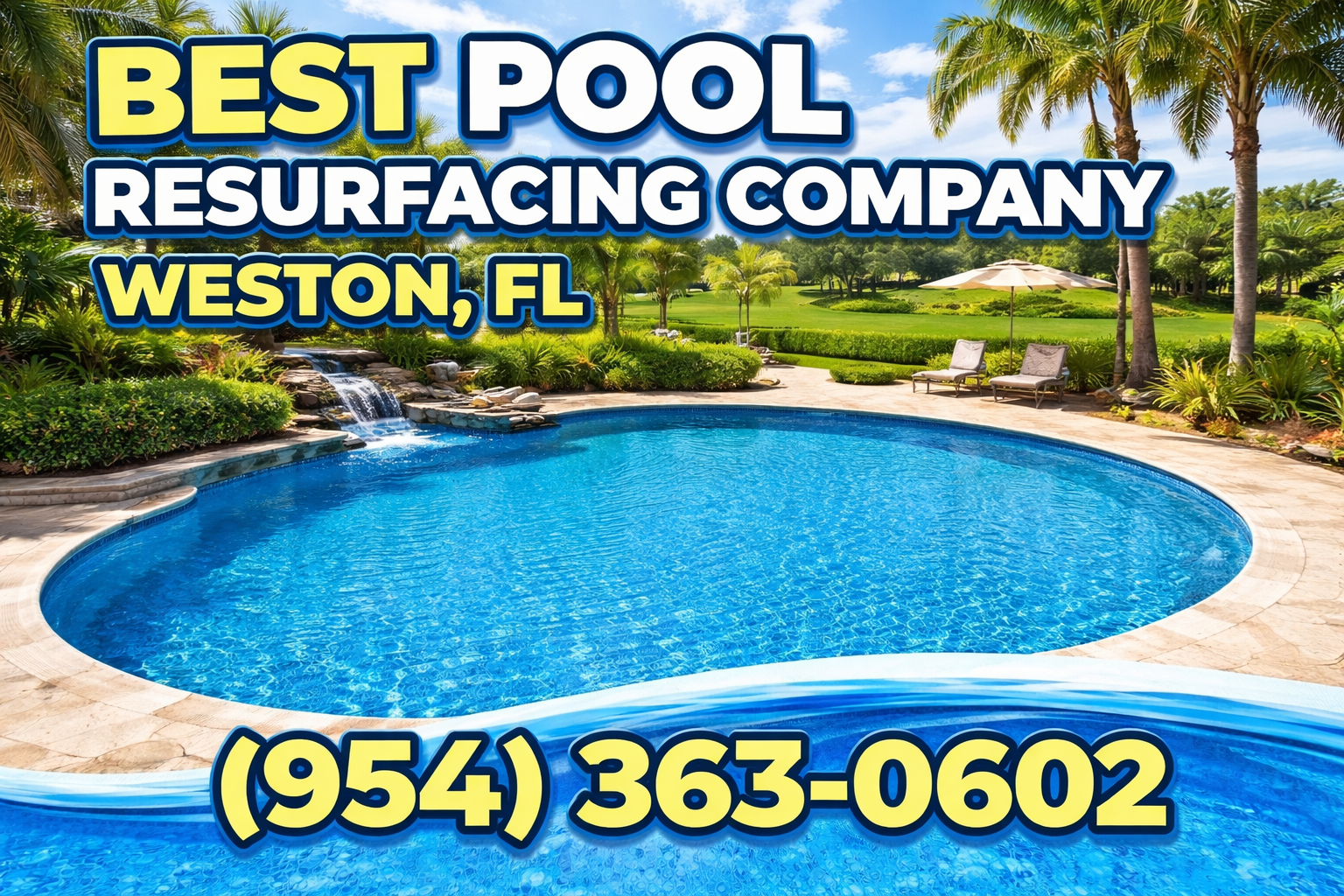 Best Pool Resurfacing Company in Weston